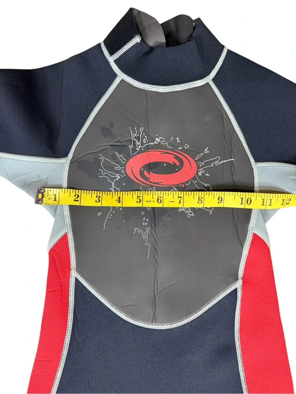 O’rageous Shorty Wetsuit Red/Black/Gray Neoprene Youth Size 8-10